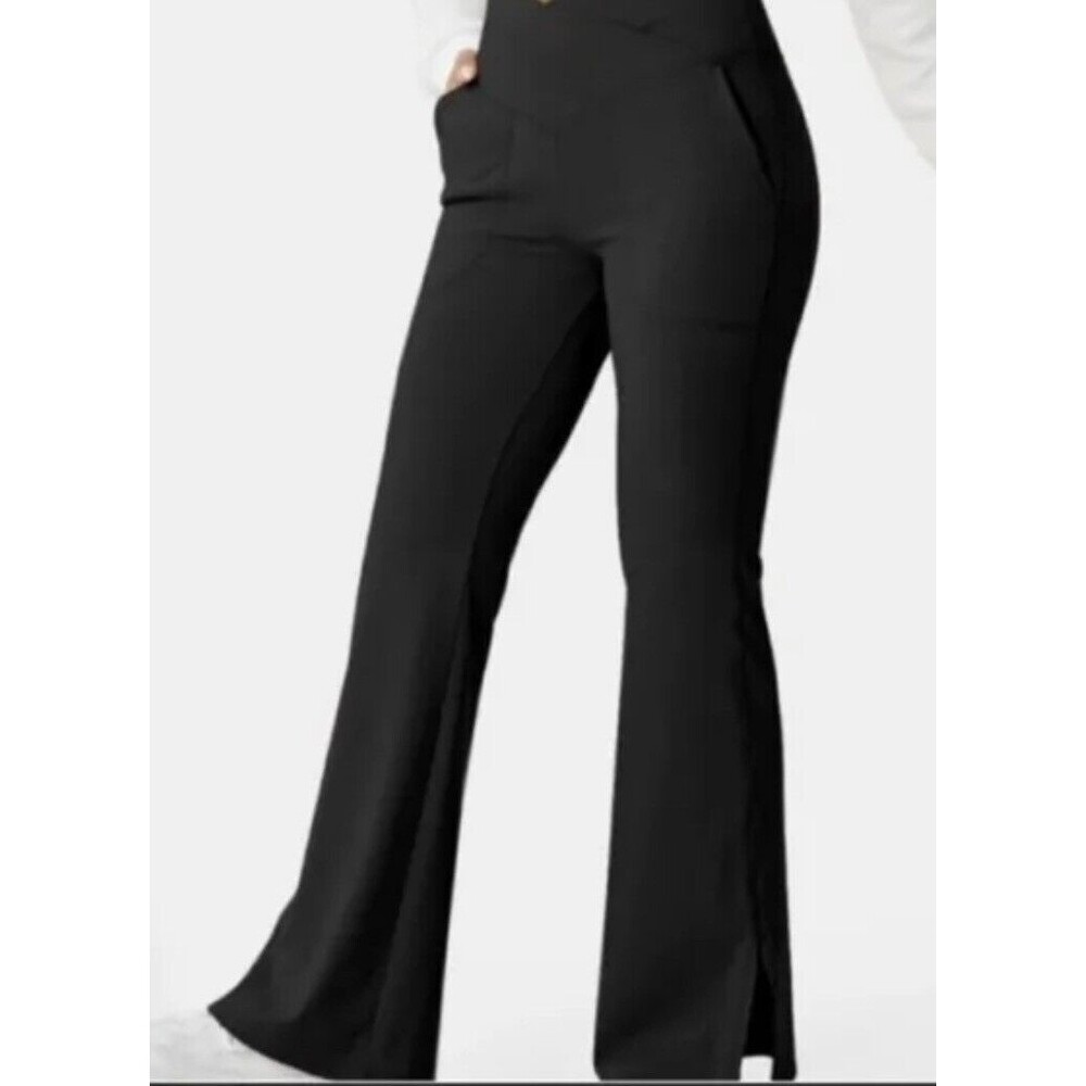 Halara Women's Crossover Pocket Split Hem Wide Le… - image 1